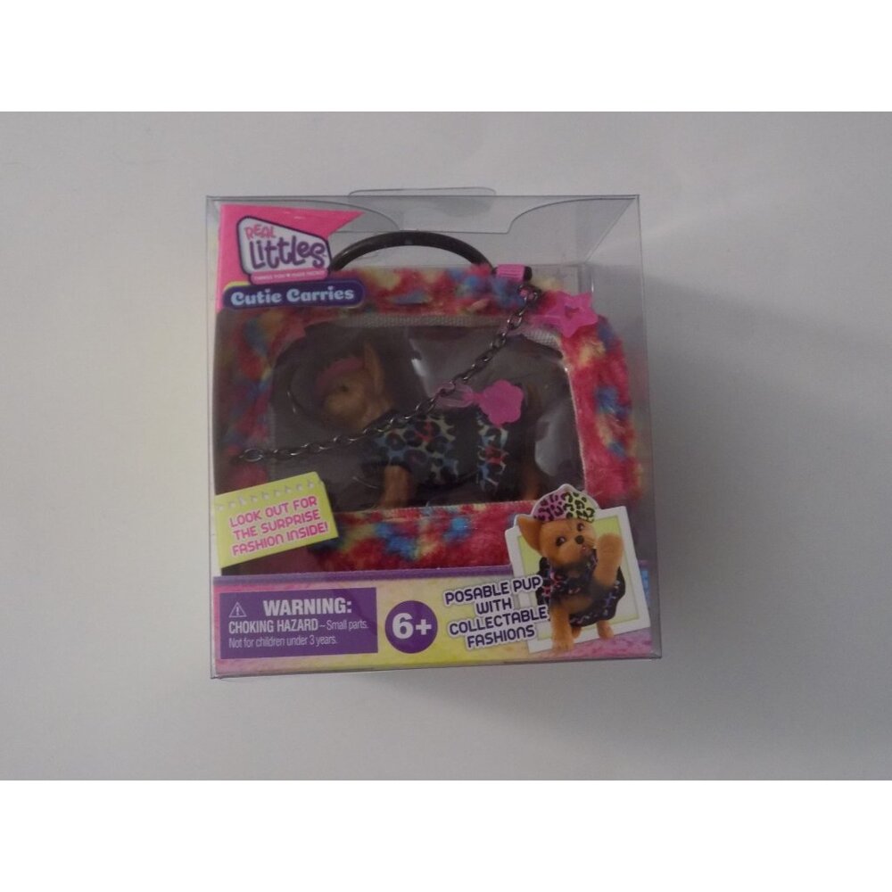 YORKSHIRE TERRIER Real Littles CUTIE CARRIES Poseable Puppy Dog